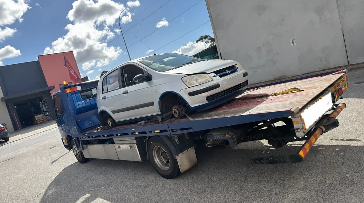 2006 Hyundai Getz removed in Jandakot