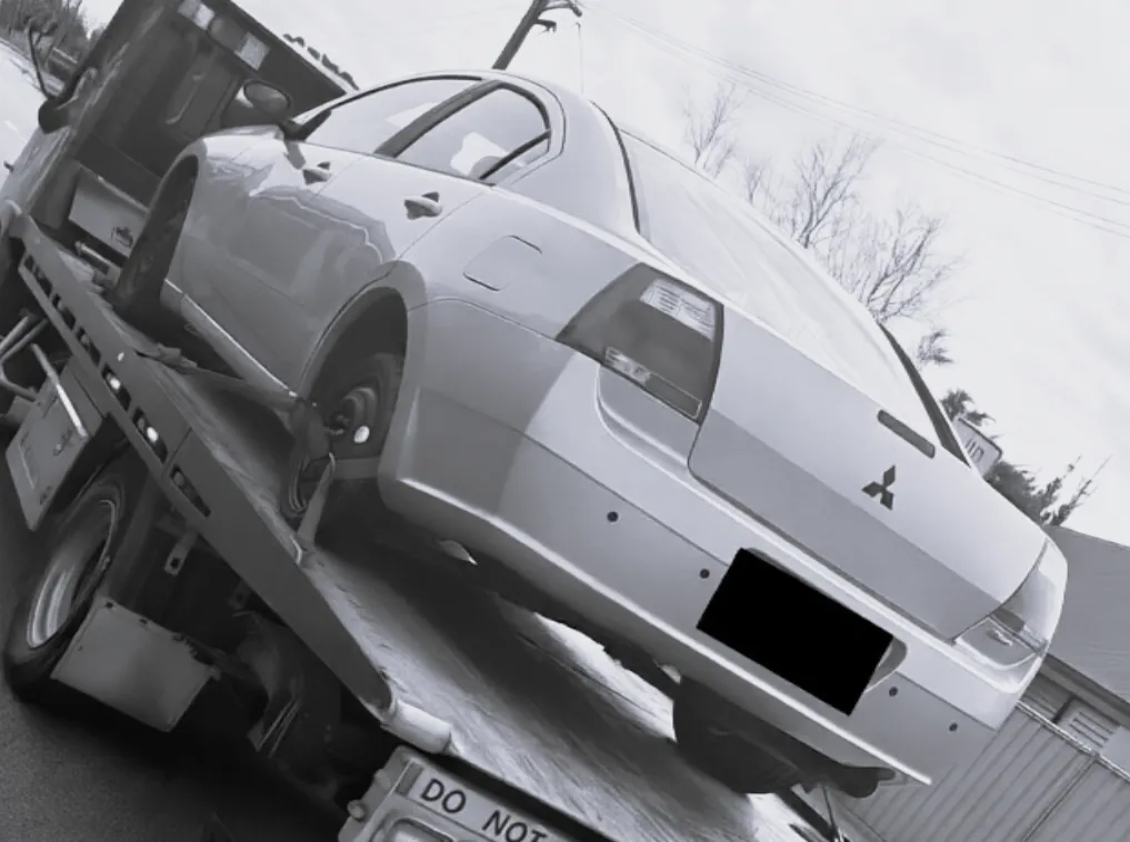 2005 Mitsubishi 380 removed in Clarkson